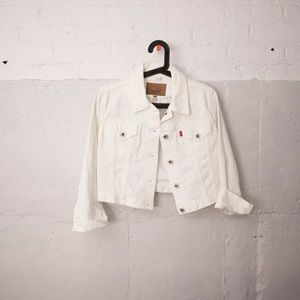 Levi's White Denim Jacket