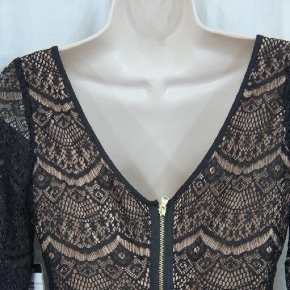 Guess Los Angeles black eyelash cocktail dress - Picture 3 of 4