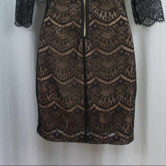 Guess Los Angeles black eyelash cocktail dress - Picture 4 of 4