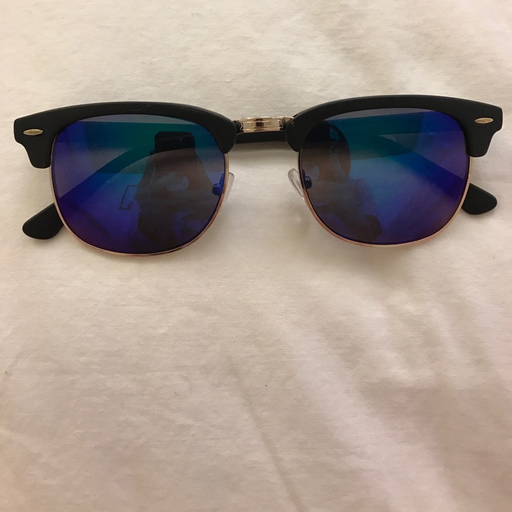 Blue sunglasses