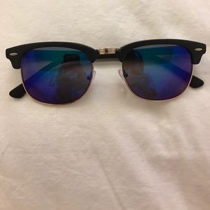 Blue sunglasses