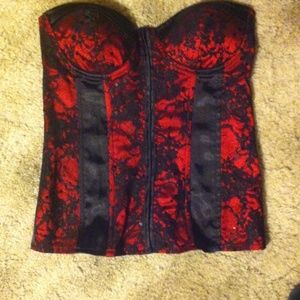 Charlotte Russe Corset Style Top