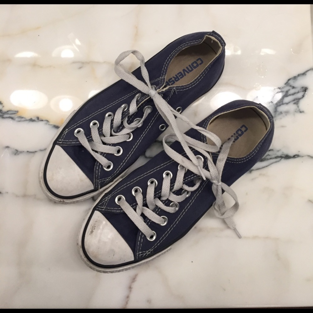 Converse LowTop Navy Shoes