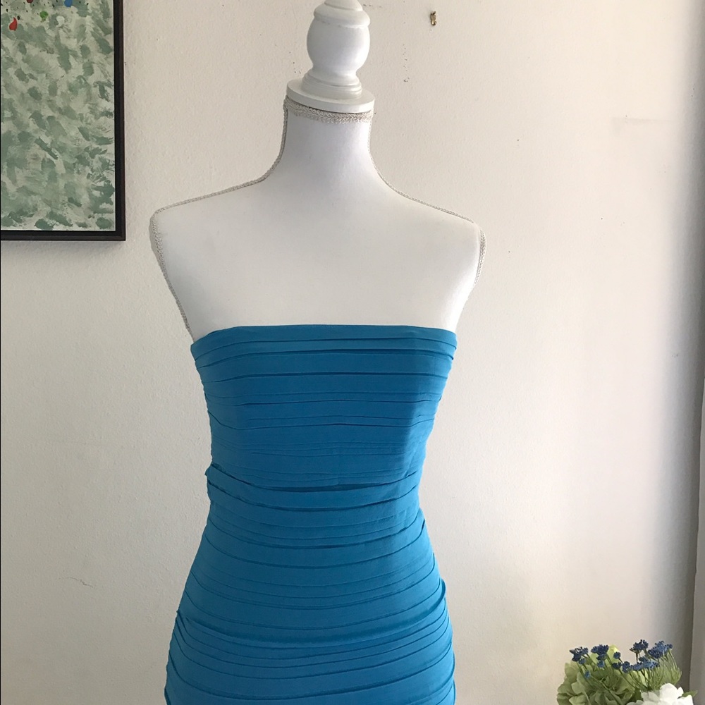 NWOT.  Alice + Olivia turquoise blue dress.