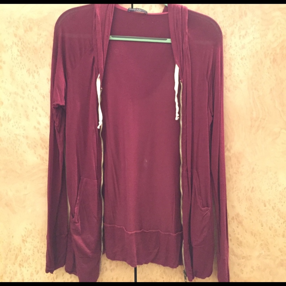 Light zip up jacket Brandy Melville