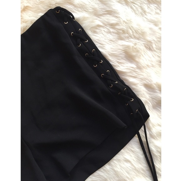 Rachel Roy Lace-Up Shorts - Picture 2 of 2