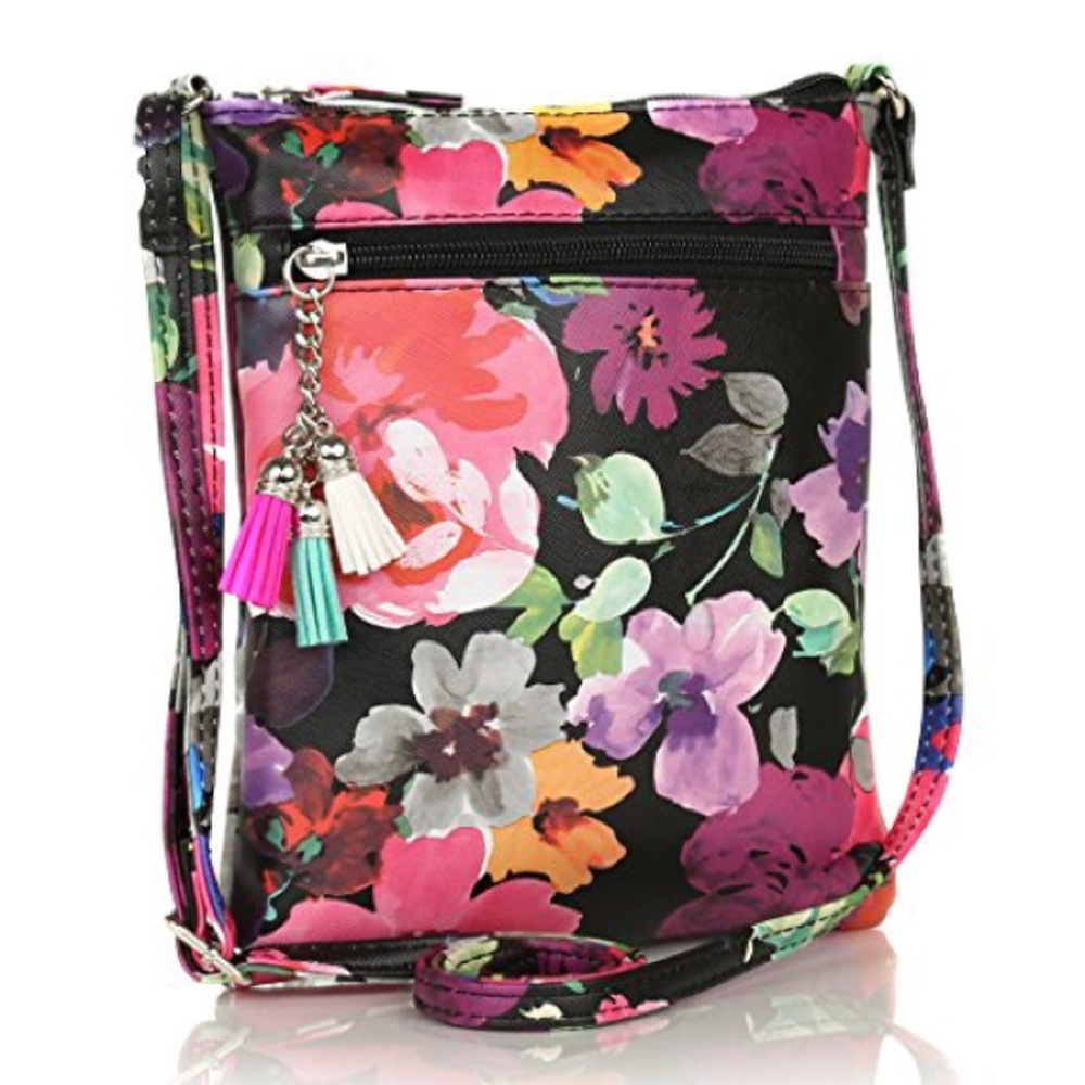 NWOT Cute Floral Crossbody Purse