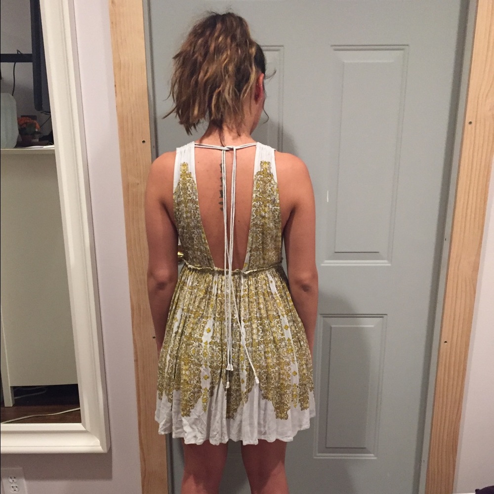 Free people floral flowy dress