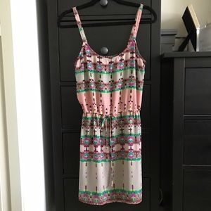 Eight Sixty tie waist spagetti strap dress