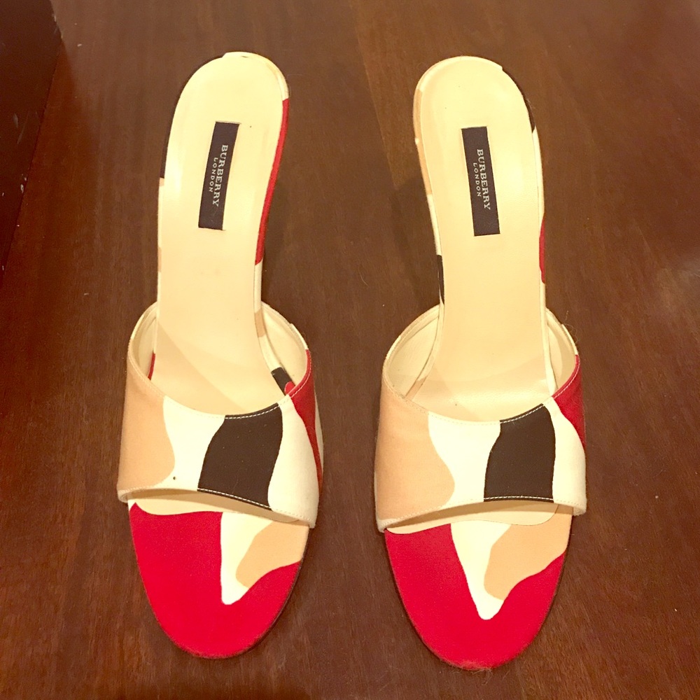 Sexy Burberry Heels - Vintage - 40 1/2