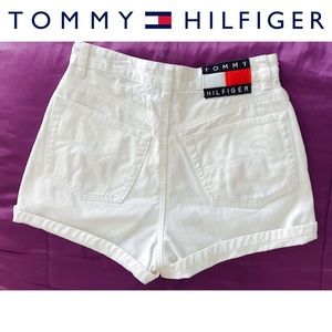 Tommy Hilfiger High Waisted Denim Shorts