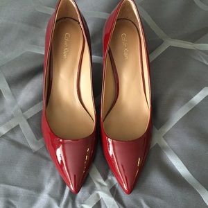 Calvin Klein Ruby Red Heels