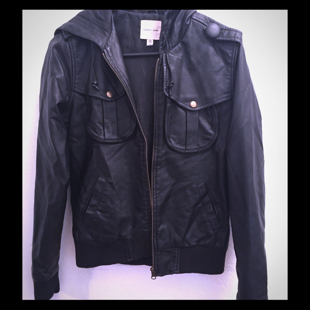 Silence + Noise Leather Jacket