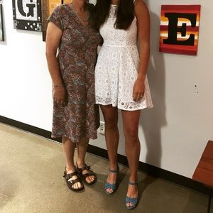 BB Dakota 'Renley' Lace Fit & Flare Dress