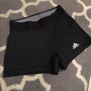 Adidas black spandex