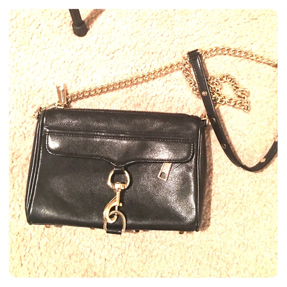Rebecca  Minkoff mini Mac cross body black