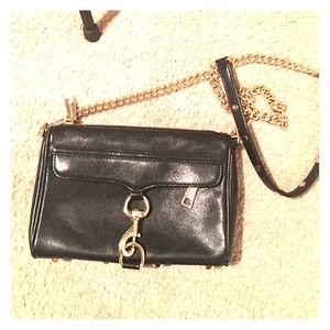 Rebecca  Minkoff mini Mac cross body black