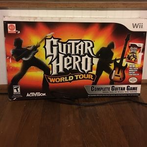 Nintendo wii guitar hero new!! Sealed