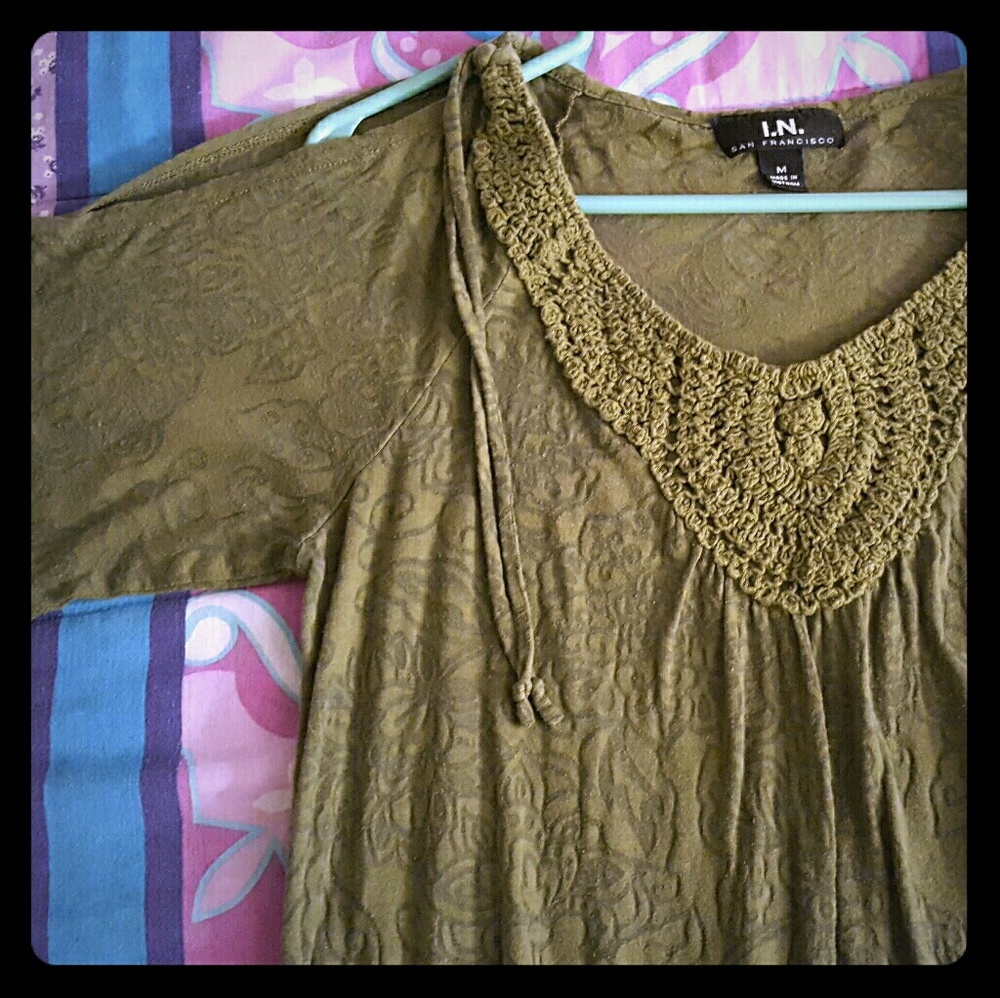 Cold Shoulder Bohemian Tunic