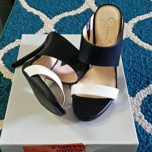 Black & White Jessica Simpson Heels Size 6