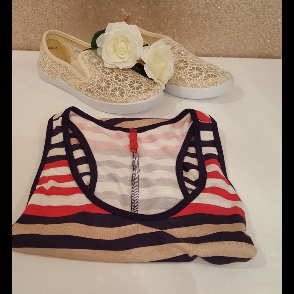 ❗️ FINAL SALE ❗️ SHIRT AND THESE CUTE ESPADRILLES