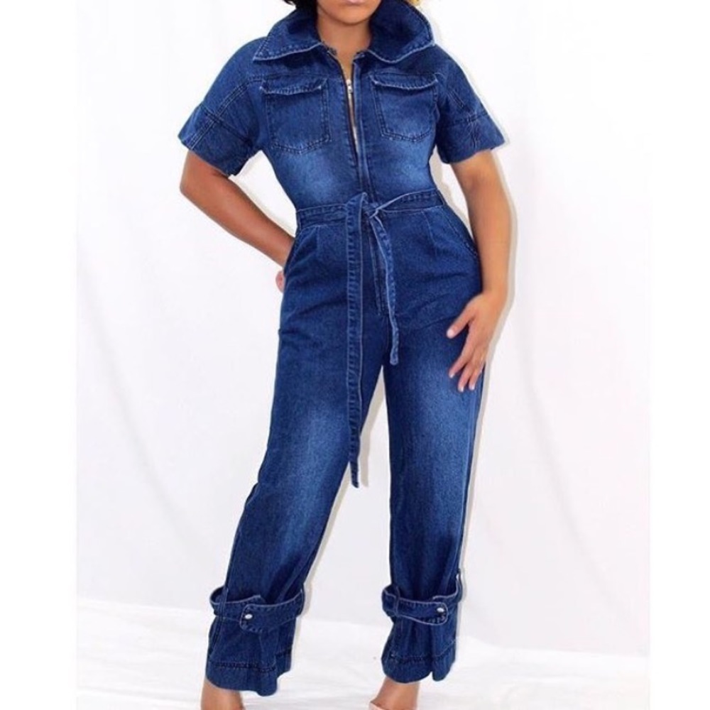 Denim jumpsuit