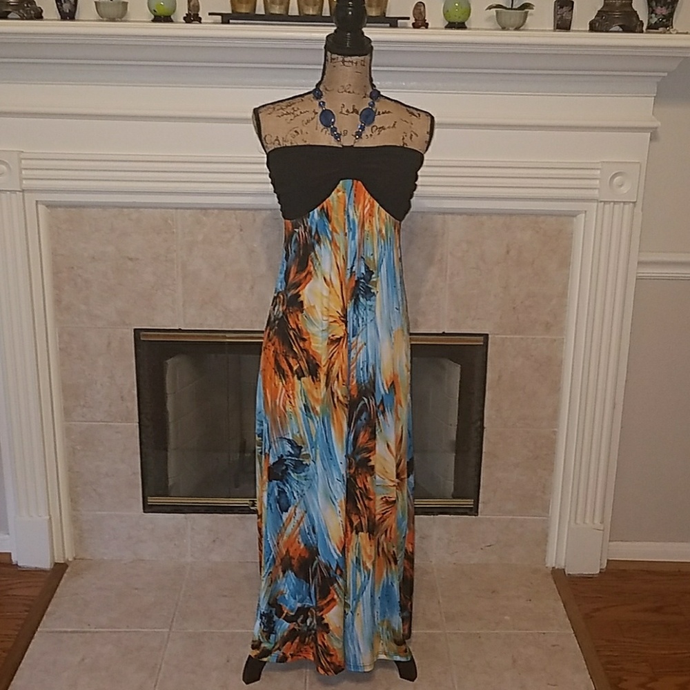 Strapless Maxi Dress