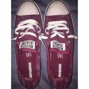 Women's Burgundy Converse