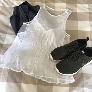 🌟SALE🌟 Slightly Sheer & Mesh ALO Tank