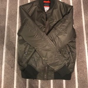 Army green Bomber Jacket