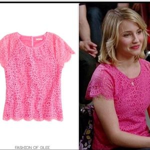 J.Crew Raindrop lace top