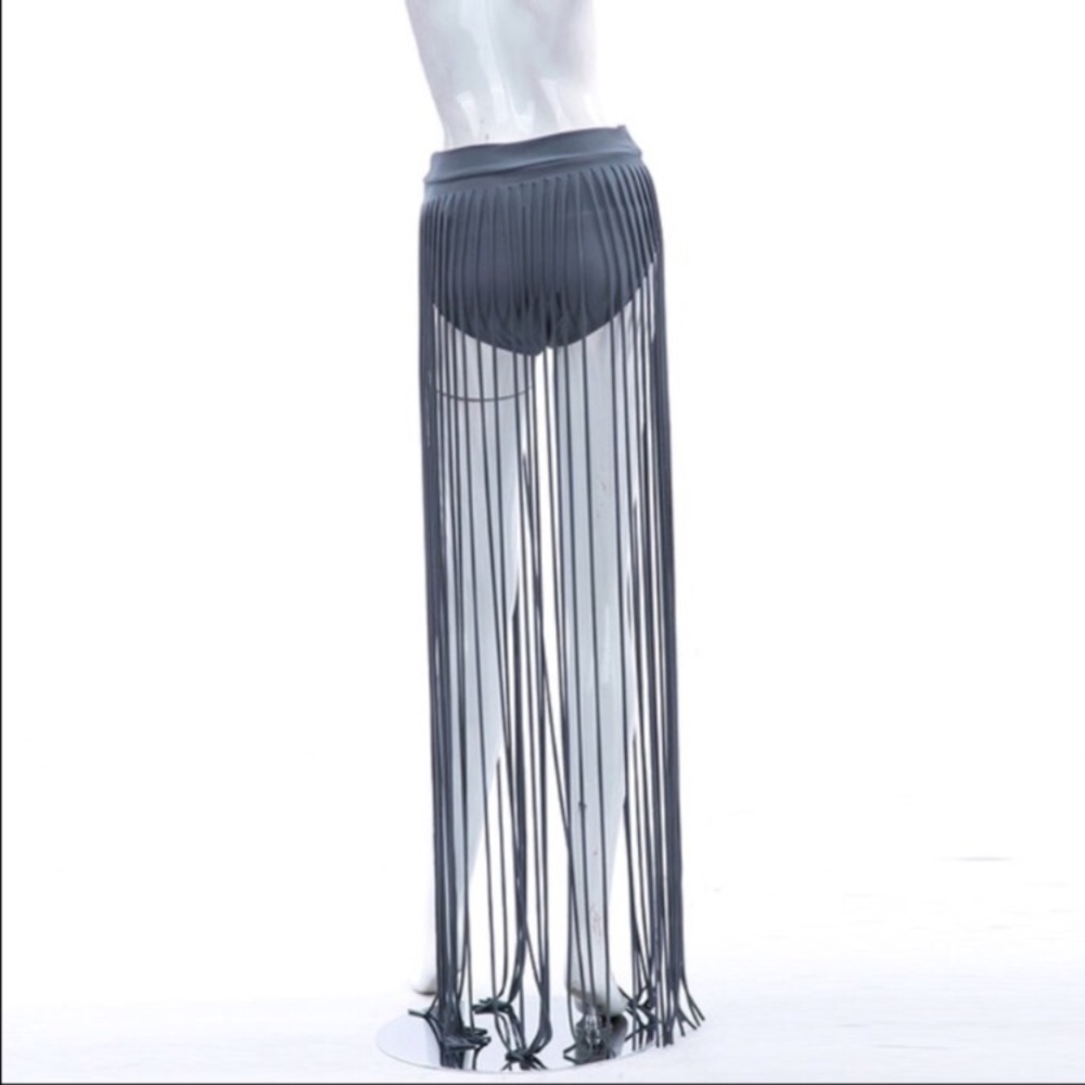 Festival Fringe Beach Zip Up Skirt π One Left-Lrg - Picture 4 of 4