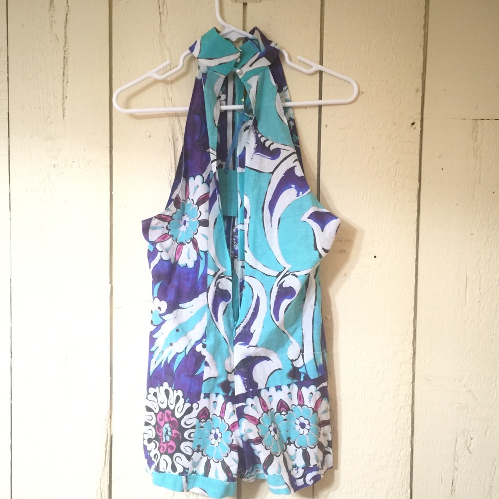 BNWT Vacation Summer Festival Abstract Vibe Romper - Picture 3 of 6