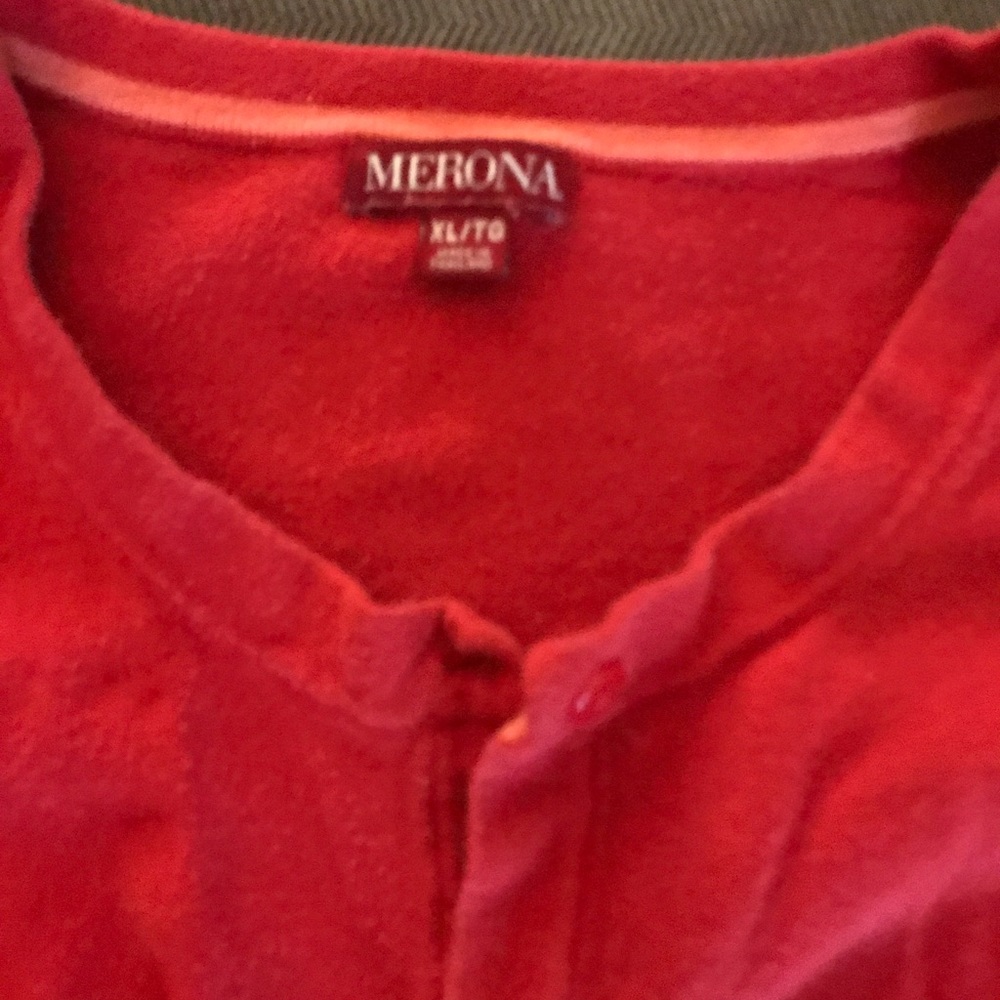 XL Merona red cardigan