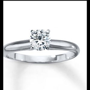 kay jewelers jewelry 12 carat diamond solitaire ring in 14k white gold - Wedding Rings At Kay Jewelers kay jewelers jewelry 12 carat diamond solitaire ring in 14k white gold - Wedding Rings At Kay Jewelers