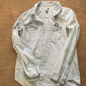 Light denim OLD NAVY long sleeve
