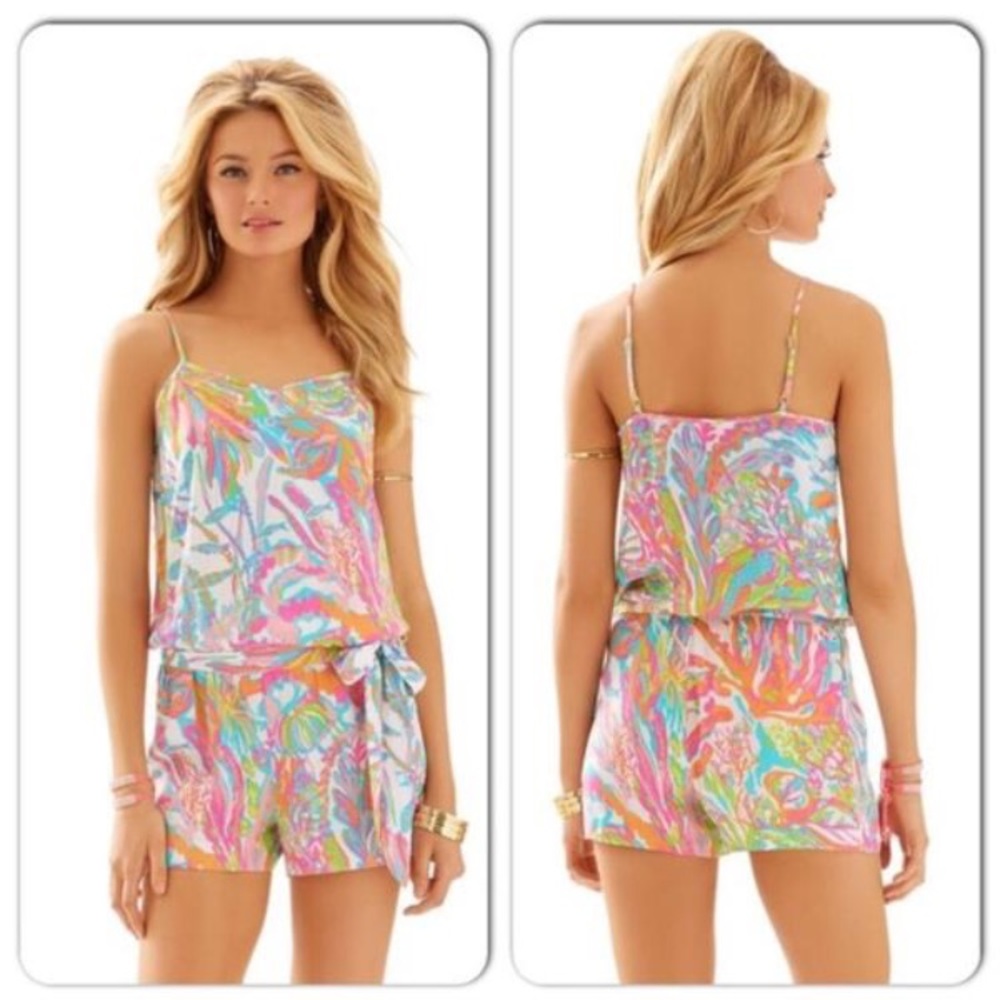 Lilly Pulitzer Deanna Romper: Scuba to Cuba
