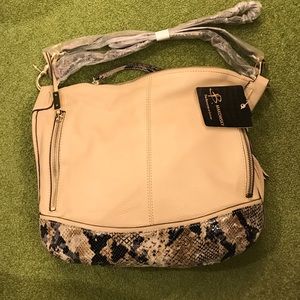 Brand New B. Makowsky Leather Handbag W/ Wallet