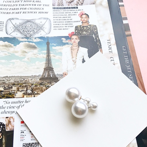 NWT pearl earrings. - Picture 3 of 3