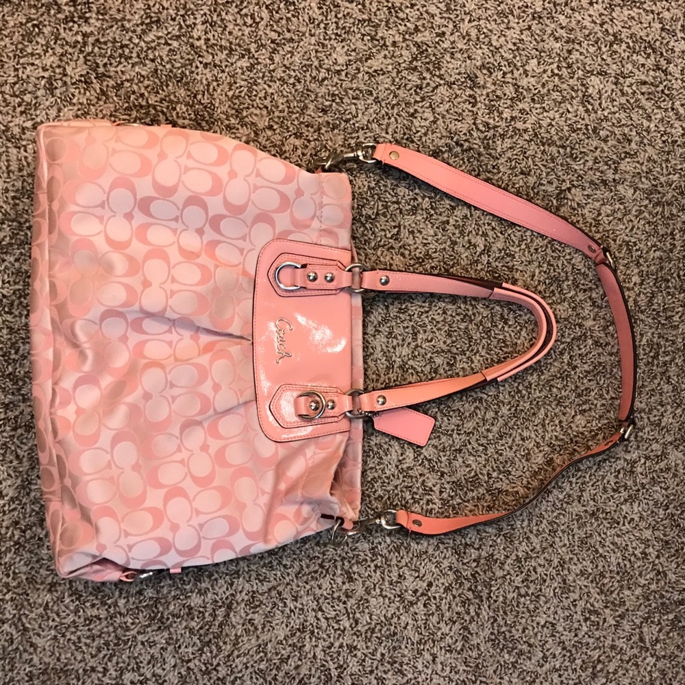 Pink Coach Purse