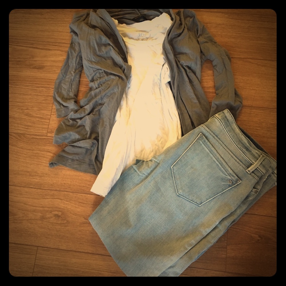 Banana Republic 3/4 Open Cardigan