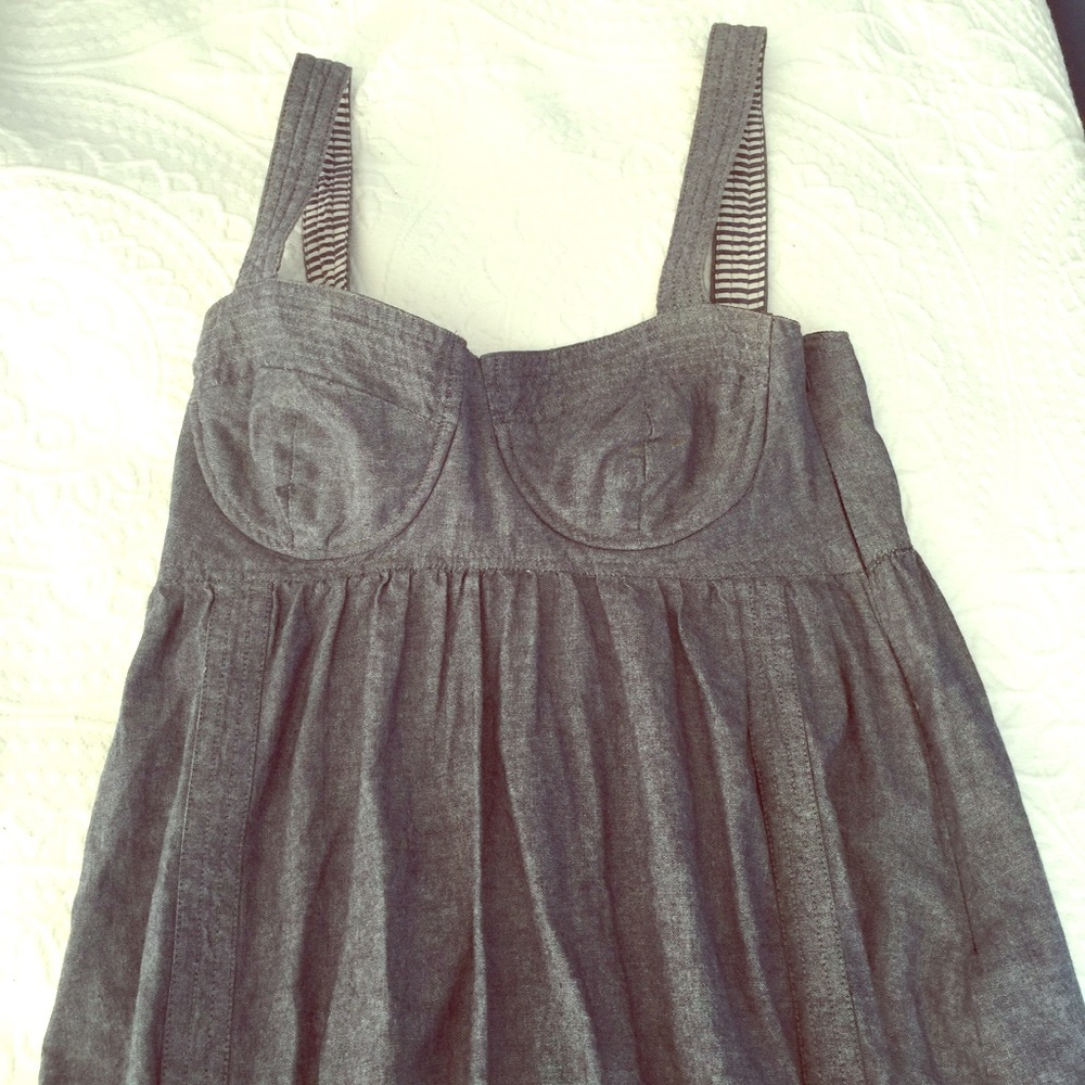 Bustier style maxi dress