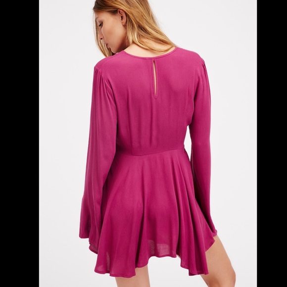 FREE PEOPLE bell sleeve dress - Picture 2 of 5