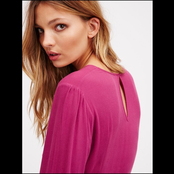 FREE PEOPLE bell sleeve dress - Picture 4 of 5