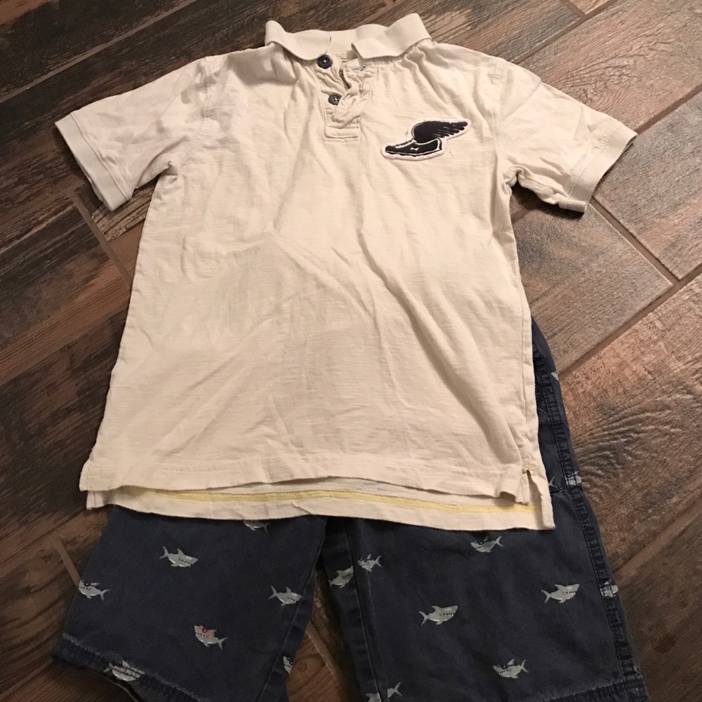 Boy polo / short outfit (shirt medium shirt 8)