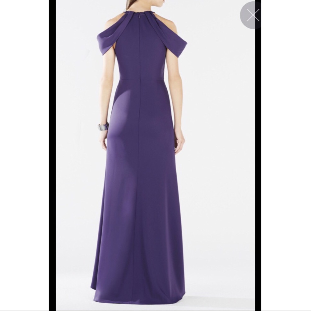 BCBG Kathya Draped Cutout gown - Picture 2 of 5