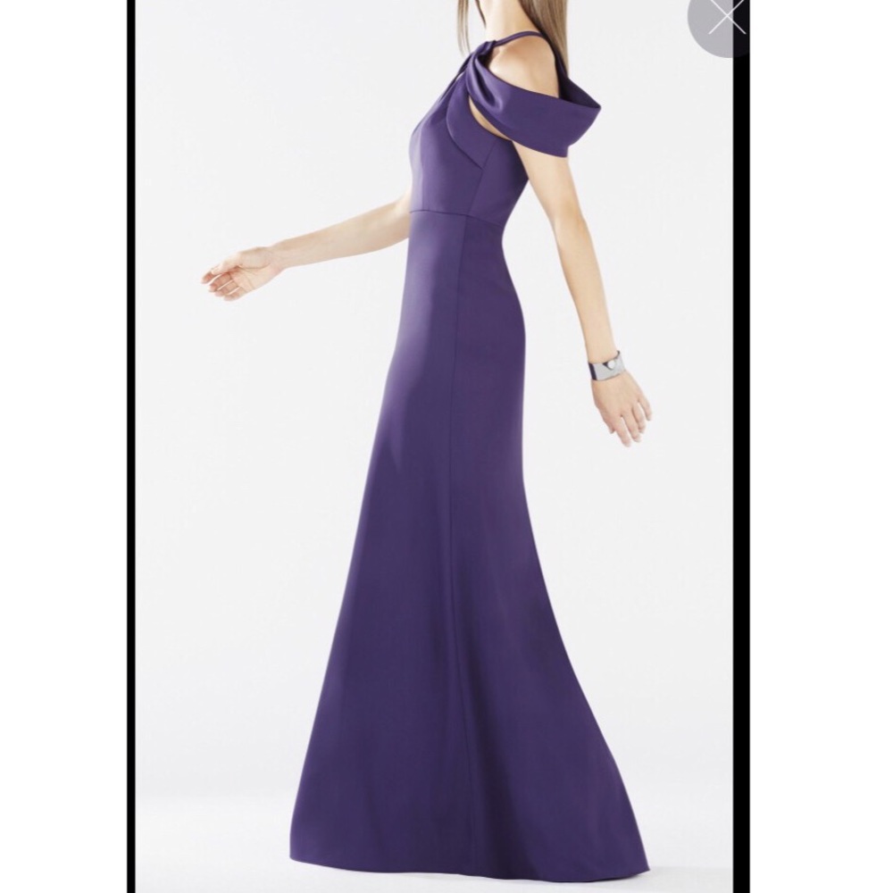 BCBG Kathya Draped Cutout gown - Picture 4 of 5