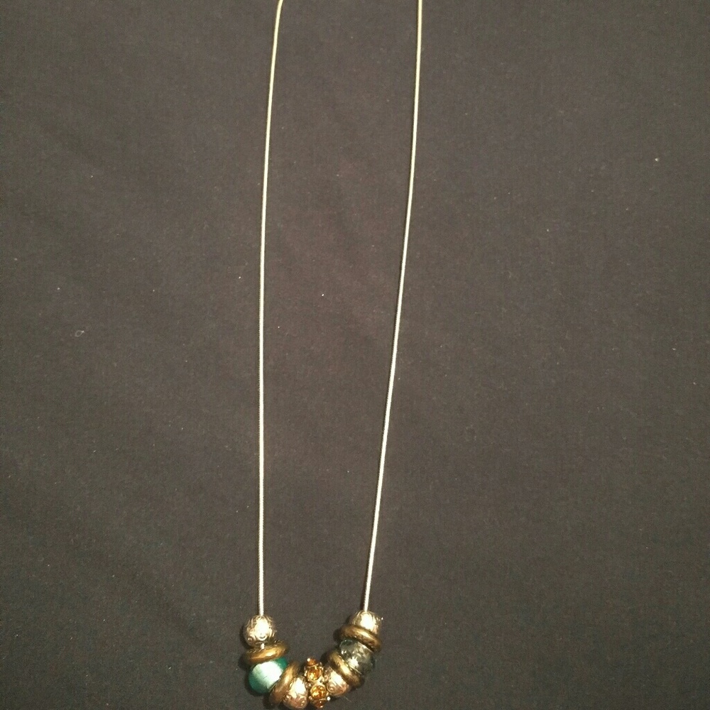 Long beaded necklace