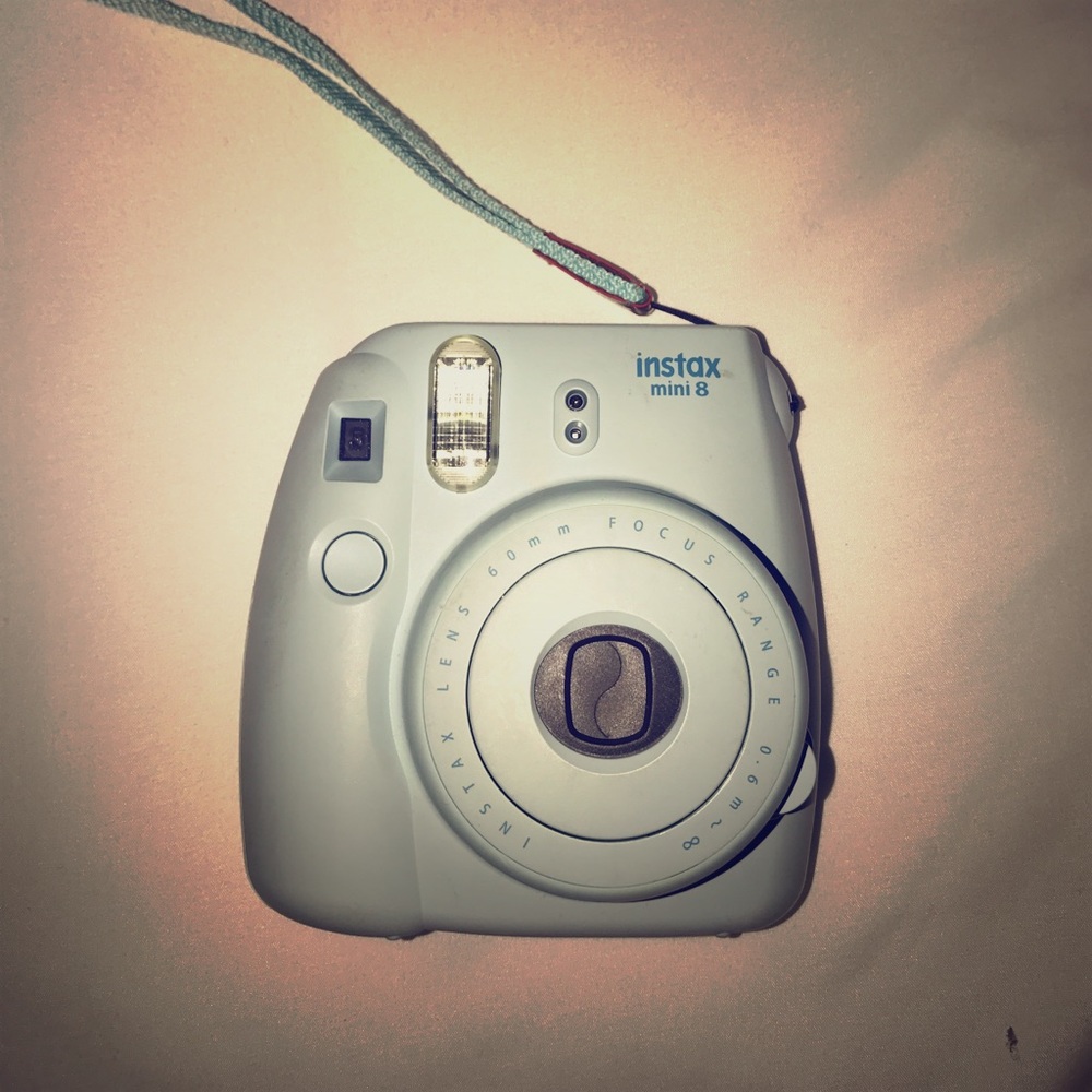 Blue Fujifilm Instax Mini 8 Polaroid Camera