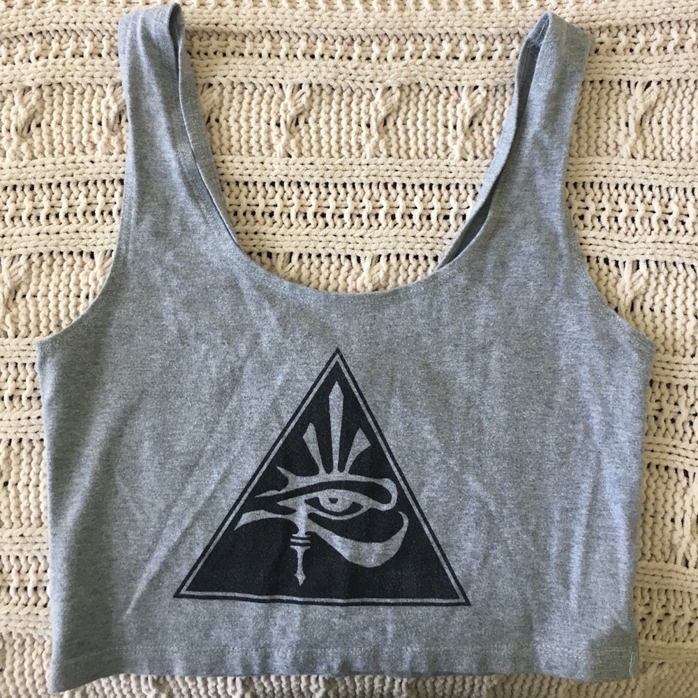 Out From Under Printed Crop Top